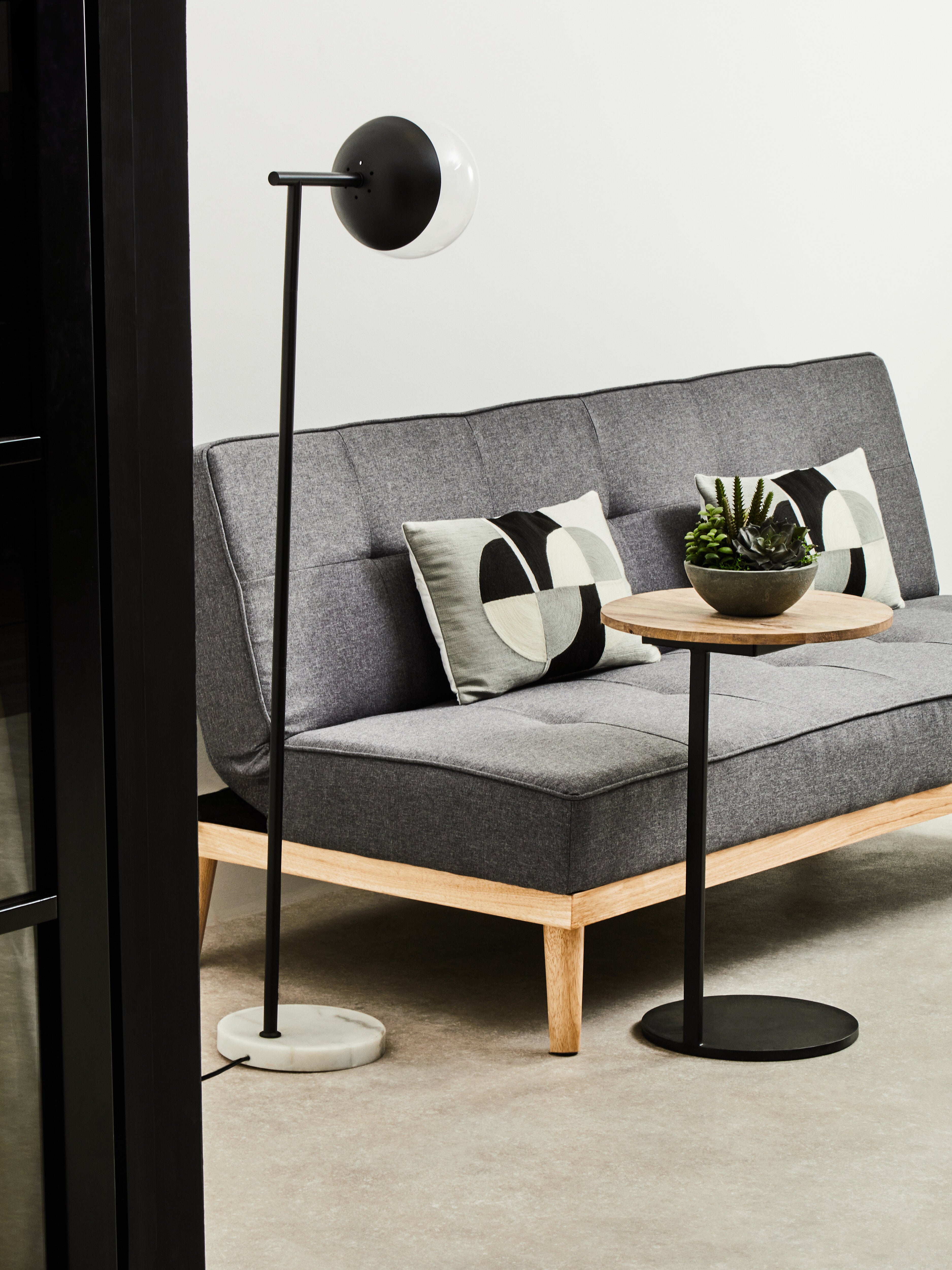 Kidston Black Finish Floor Lamp